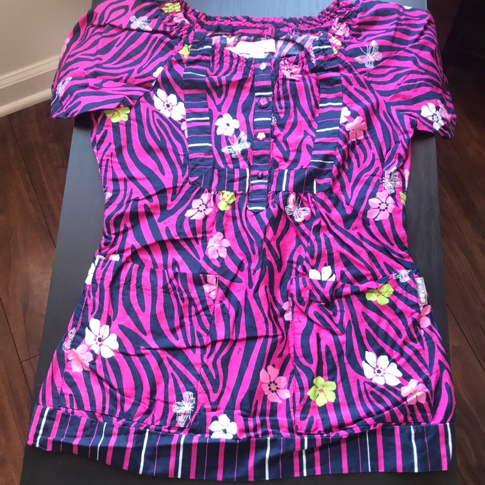 Koi scrub top